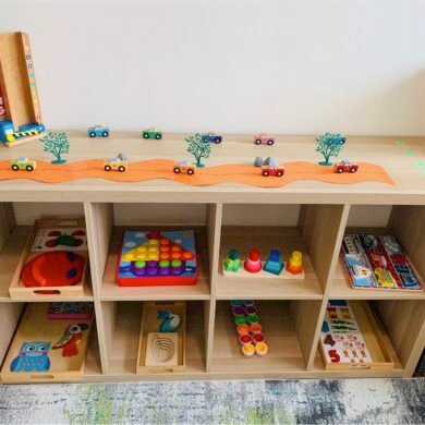 Toddler Daily learning & Activity Shelf
